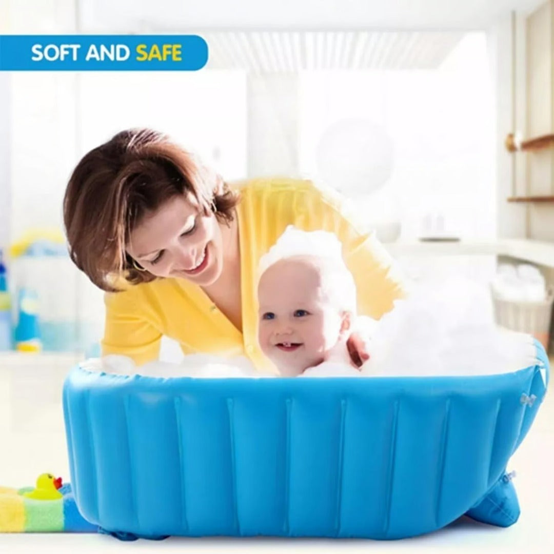 BAÑERA INFLABLE PORTÁTIL PARA BEBÉS
